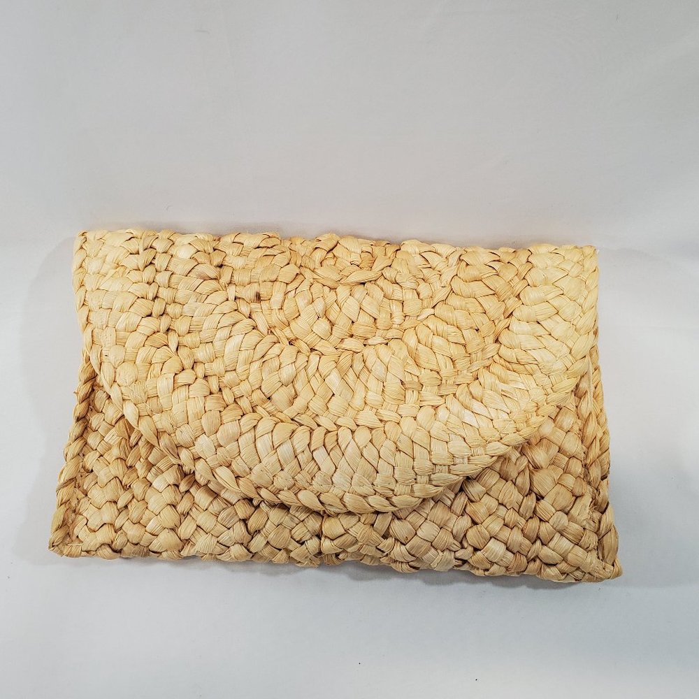 Women's Straw Clutch Handbag NEW!